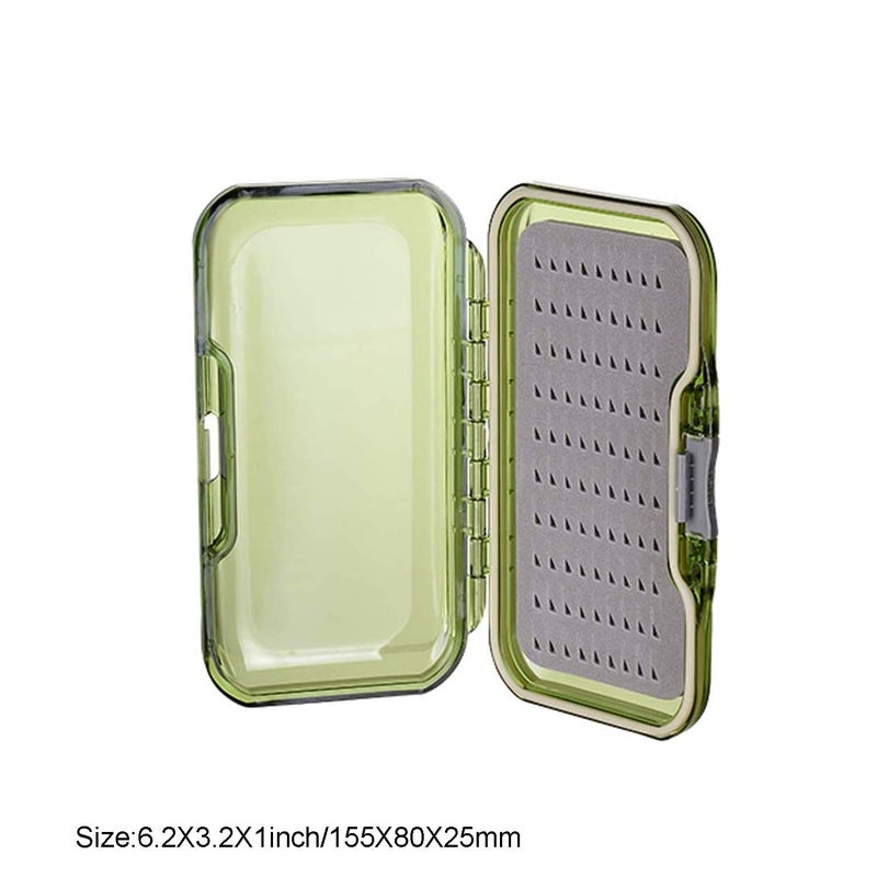 Aventik Waterproof Fly Box Lightweight Flies Lure Case Easy Grip Fishing Box (h032) - Image 4
